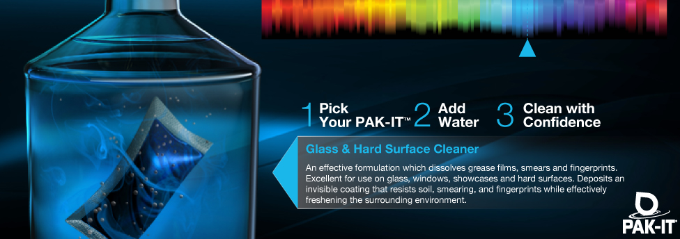 Big 3 Packaging PAK IT Spray Bottle GlassHard Surface Cleaner 32 Oz Bottle  - Office Depot